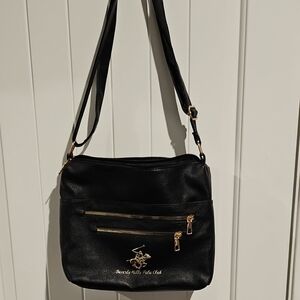 Beverly Hills Polo Club Black Shoulder Bag